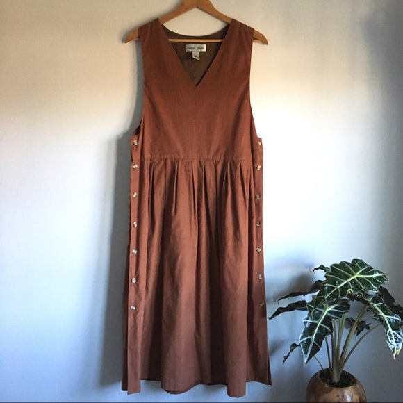 Baxter & Wells Dresses & Skirts - Corduroy Minimalist Relaxed Loose Overall Dress